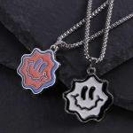 Smiley Face Stainless Steel Necklace